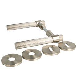 D�rgreb S�t "Justa" - B�rstet St�l - Massiv