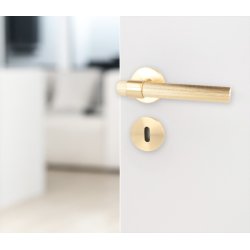 Drgreb St "Justa" - Brstet Messing - Massiv