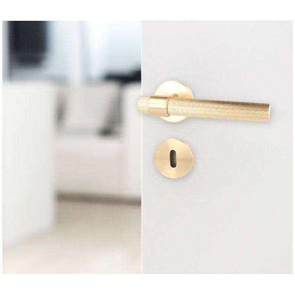 Drgreb St "Justa" - Brstet Messing - Massiv