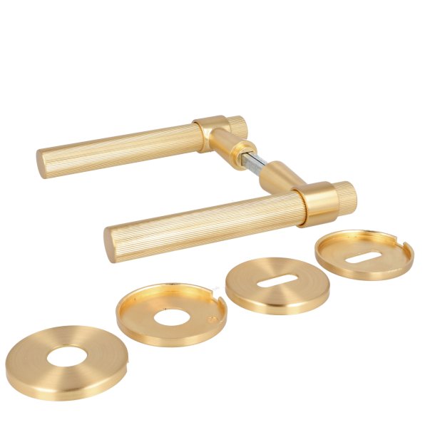 Drgreb St "Justa" - Brstet Messing - Massiv