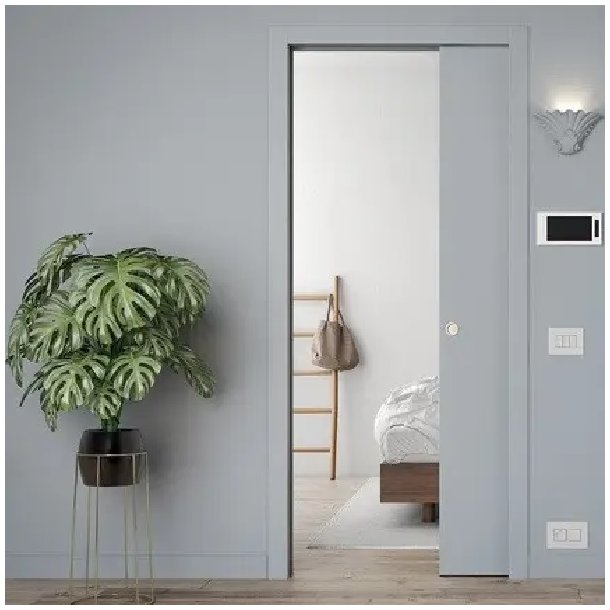 Skydedrsskinne KG100 -  2 Meter - Aluminium