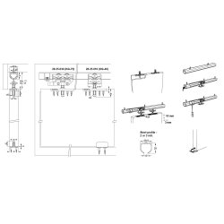 Skydedrsbeslagst til KG40 System