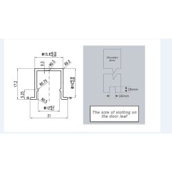 Aluminium Bundskinne til "Hank"