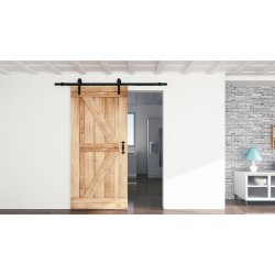 Retro Skydedrsbeslagst "York" med Softclose - 2 Meter