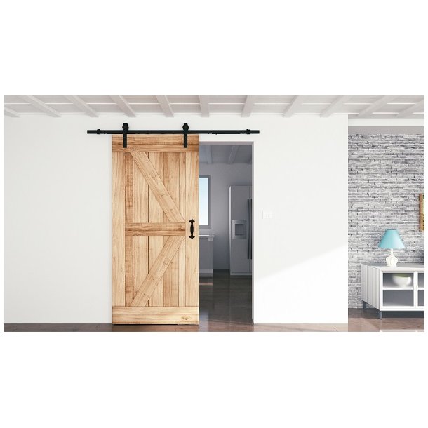 Retro Skydedrsbeslagst "York" med Softclose - 2 Meter