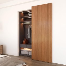 Skjult skydedrsbeslagst "Ghost" med Softclose - 1 Meter