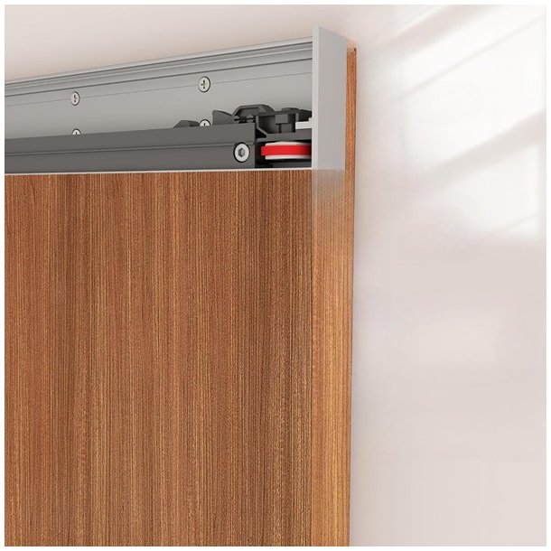 Skjult skydedrsbeslagst "Ghost" med Softclose - 1 Meter