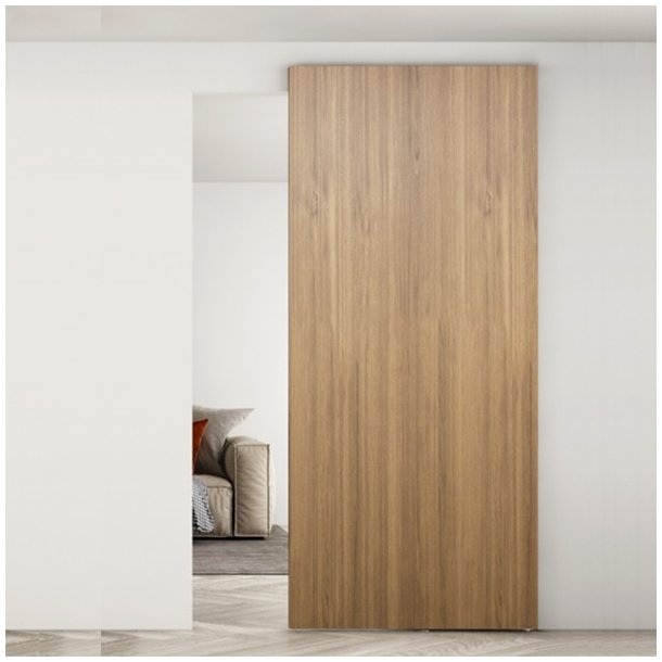 Skjult skydedrsbeslagst "Ghost" med Softclose - 1 Meter