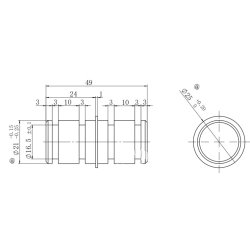 Koblingsbeslag til "Apollo" Skydedrsbeslagst