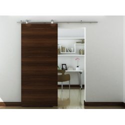 Skydedrsbeslagst "Apollo" Rustfri Stl - 2 Meter