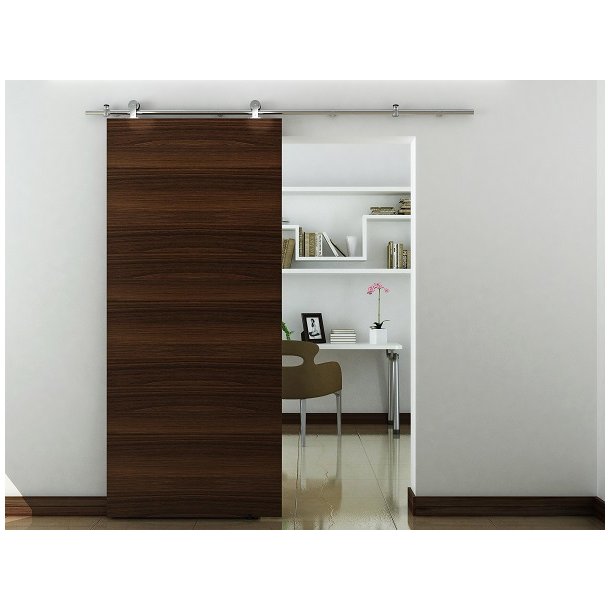 Skydedrsbeslagst "Apollo" Rustfri Stl - 2 Meter