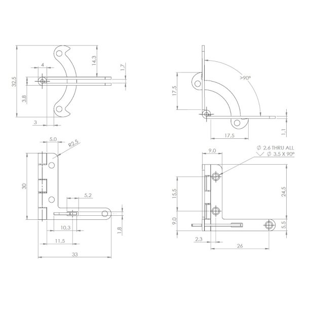 Mini Sttte Hngsel "Hild" - Formessinget