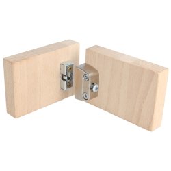 Samlebeslag "Strong" 40x21mm - Forniklet