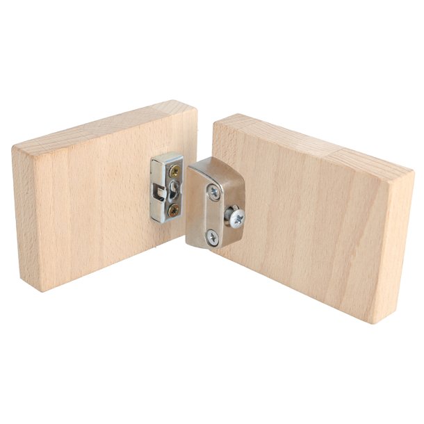 Samlebeslag "Strong" 40x21mm - Forniklet