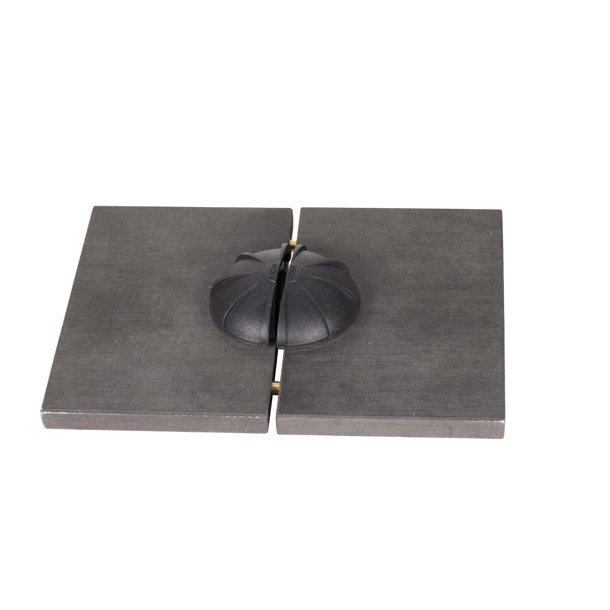 Spndebeslag "Turtle" 62mm - Sort