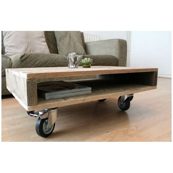 Inventarhjul "Brutus" 75mm - 65x65mm Plade