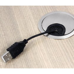 Kabelgennemfring "Waal"- 80x13mm Sort