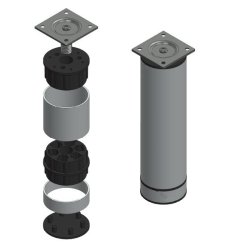 DIY Mbelben "Jaco" - 1,2 Meter Aluminiumsrr 40mm