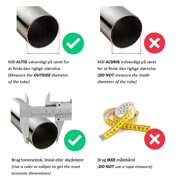 Dupsko M2 med Filt 19mm - Sort - til Rrben