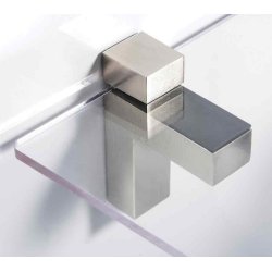 Glashyldeholder 4-19mm Glastykkelse - Forkromet